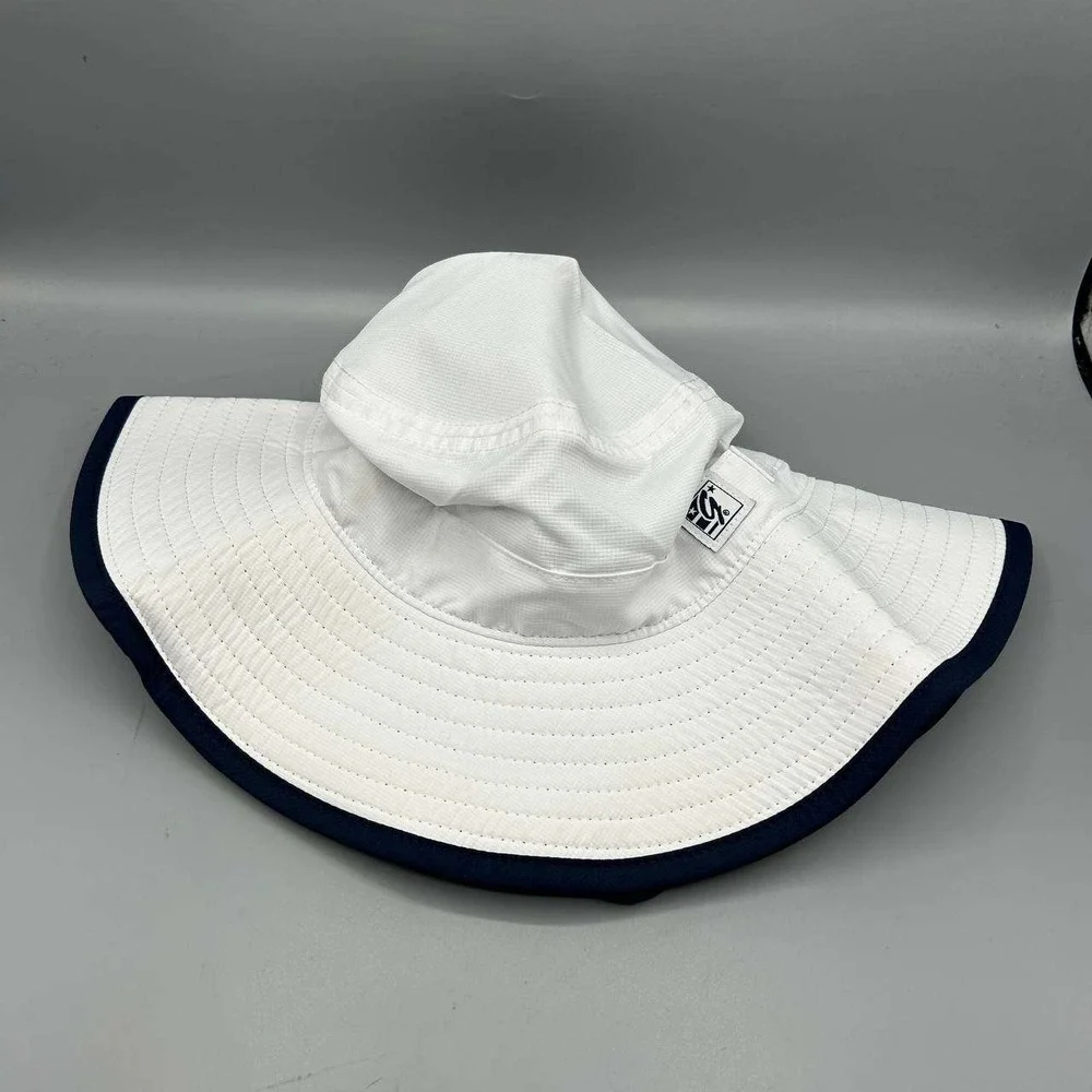 The Game Hat Men White Blue Blank Plain‎ Ultralight Boonie Cap New